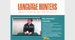 Desktop Screenshot of languagehunters.org