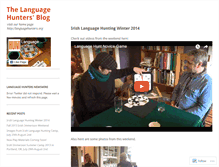 Tablet Screenshot of blog.languagehunters.org